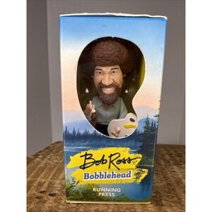 Bob Ross Bobblehead: with Sound! (RP Minis) Deluxe Mega Kit 4" Figure + Flipbook